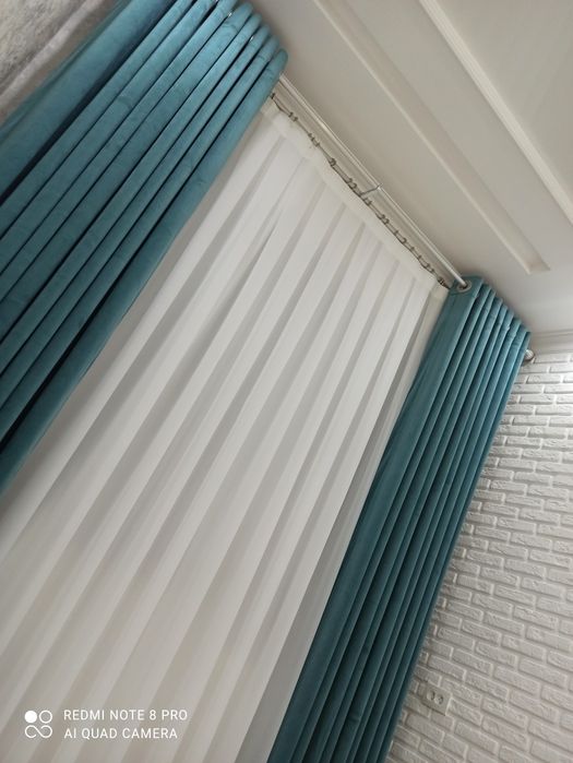 Parda tikish xizmati 49000 so'm karniz metiri .