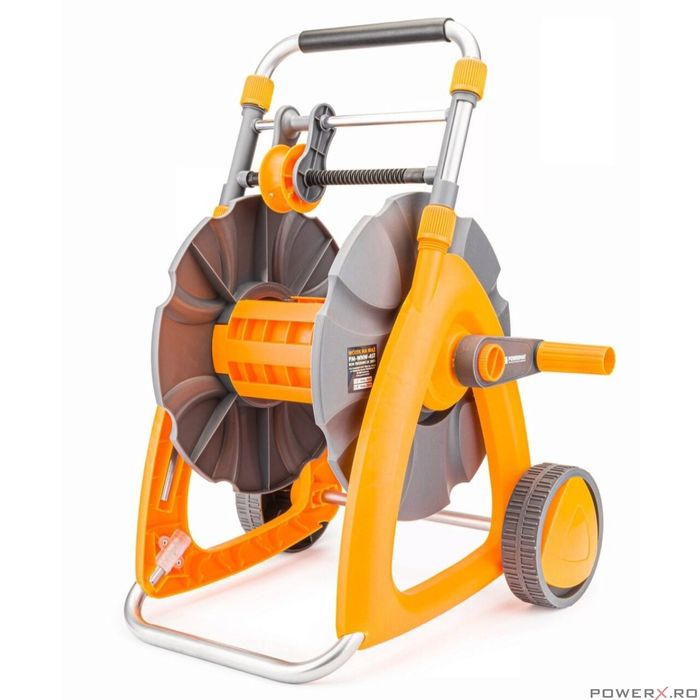 Tambur pentru furtun de gradina 45 metri 1/2", Powermat