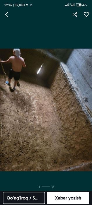 Яма Ура транша падивол бассейн тунел казиш ишлар Сантихника полне уста