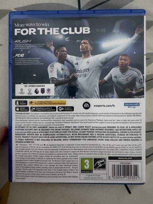 Fifa 25 для PS 5 оригинальный диск