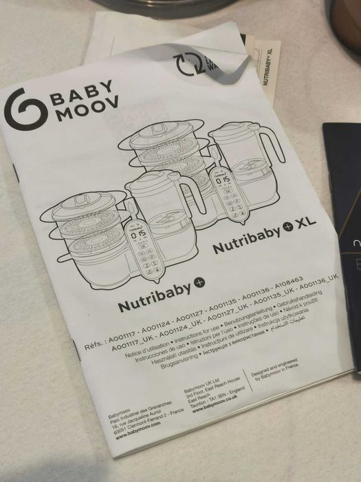 Robotul multifunctional 5 in 1 Nutribaby (+) XL