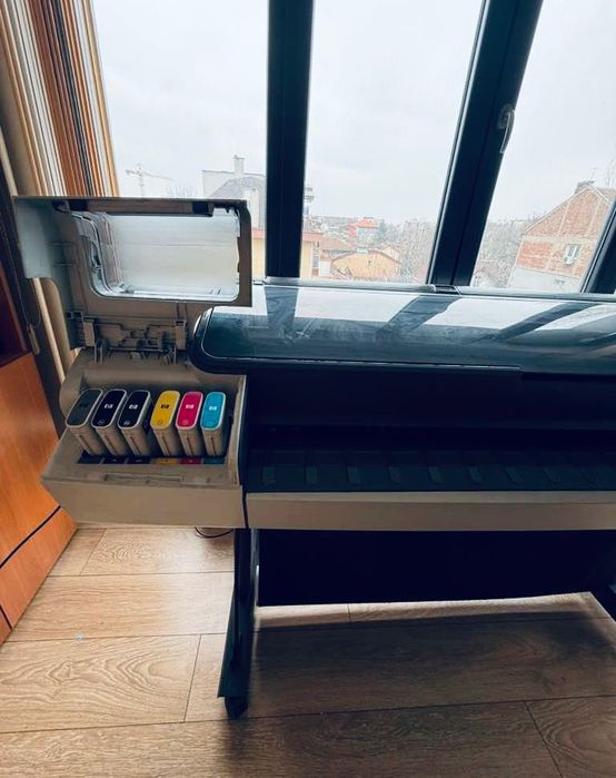 Професионален плотер HP DesignJet T795 (44-инча / 1118 мм) + Мастила и Стойка