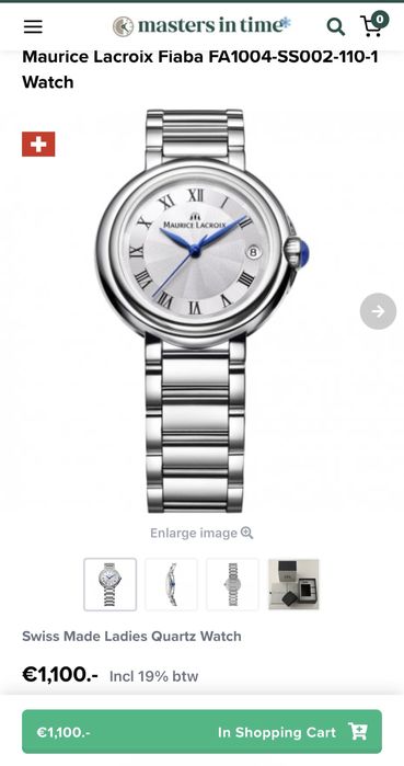 Ceas damă model deosebit Maurice Lacroix Fiaba stare excelentă