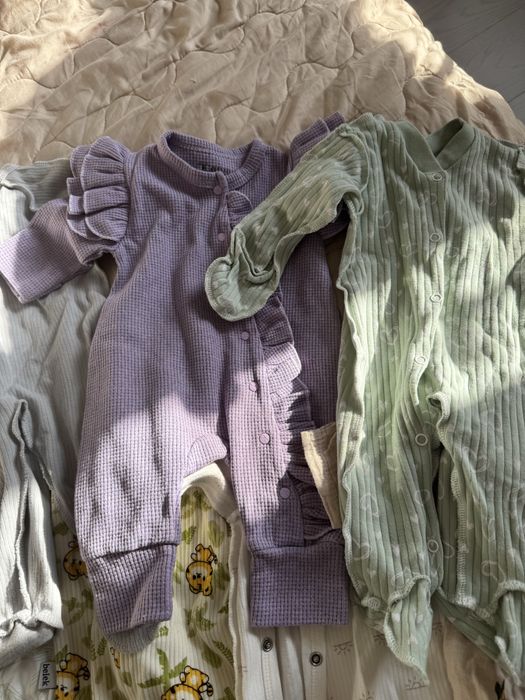 2 пакета одежды для ребенка 0-3 месяца