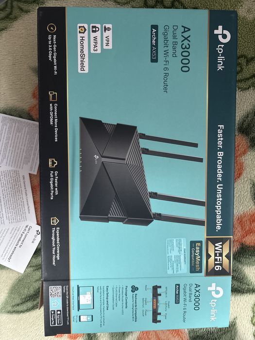 Tp-link wi-fi 6 impecabil