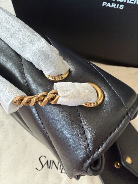 Черна дамска Чанта loulou YSL Matelasse 29cm нова