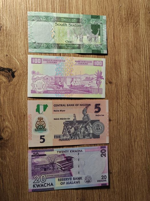 Vând bancnote din Africa