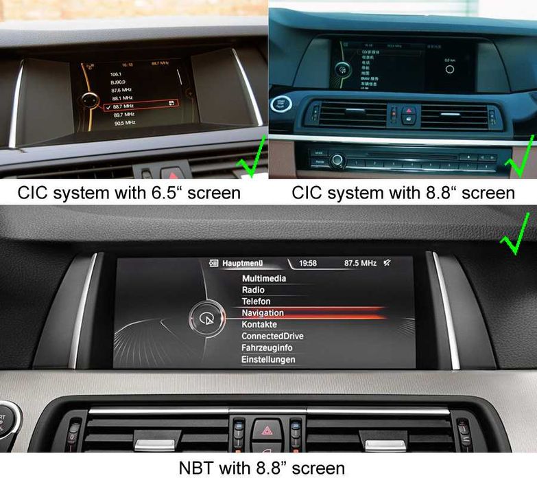 Navigatie BMW Seria 5 7 F10 F01 GPS Android Carplay Internet Bluetooth