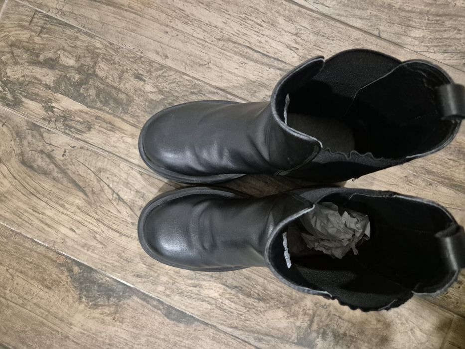 Дамски черни боти, кубинки Tommy Hilfiger,  Guess 41  и 42 номер