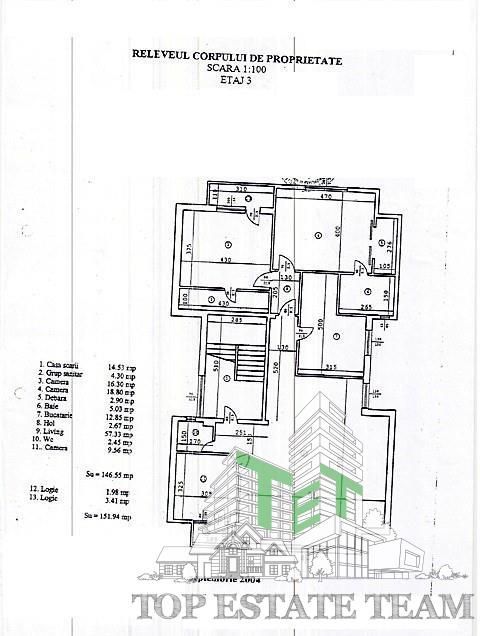 Apartament cu 4 camere de vanzare in zona Arcul de Triumf