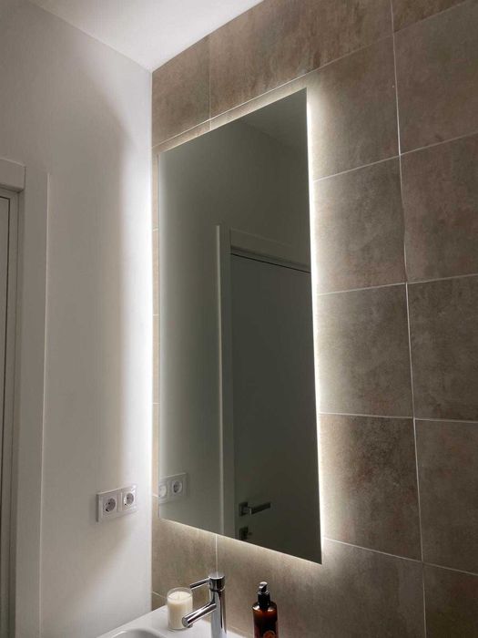Pachet: Oglinda cu LED - Lavoar - Baterie baie