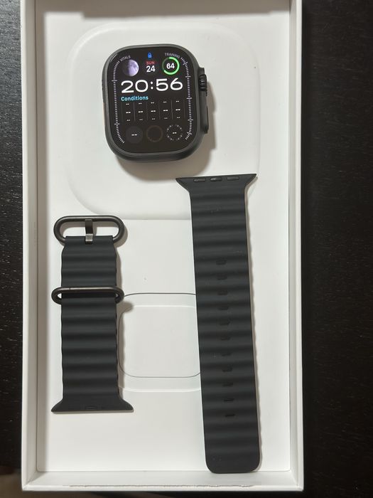 Apple watch ultra 3 ocean band black titanium garantie