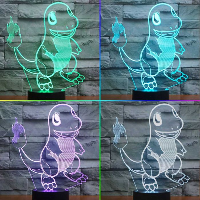 3D Лампа на Pokemon Charmander