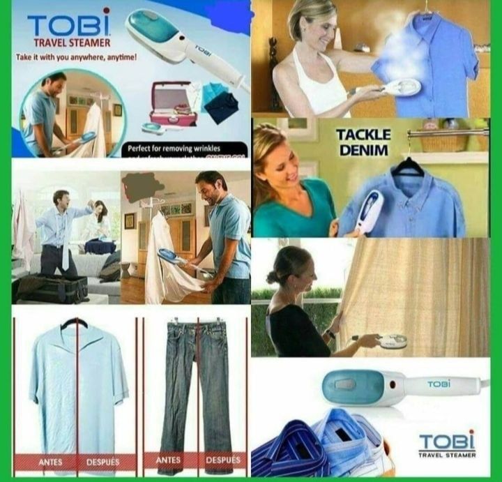 Доставка! Щетка-отпариватель одежды Tobi