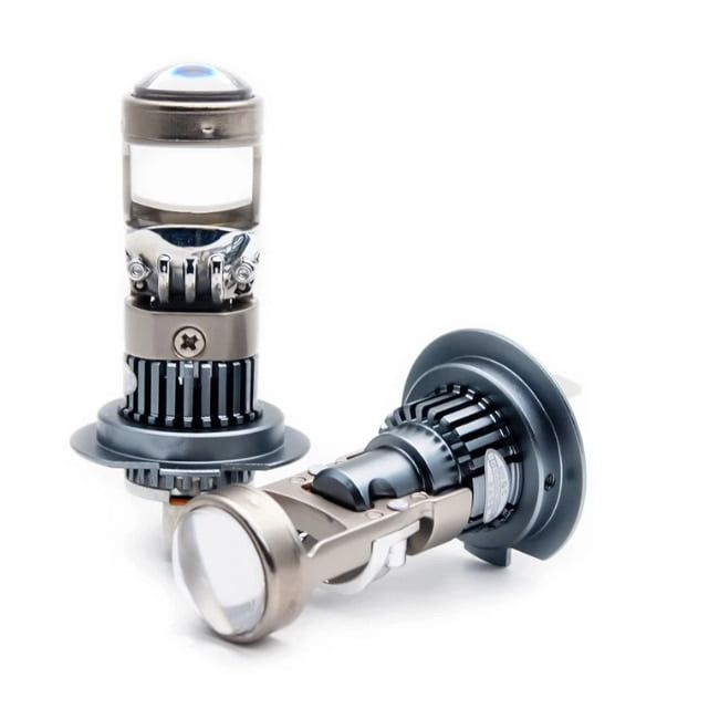 Becuri Led Canbus H4,H7,H8,H9,H11 Cu Lupa/Ventilator Mic 280W/28000LM