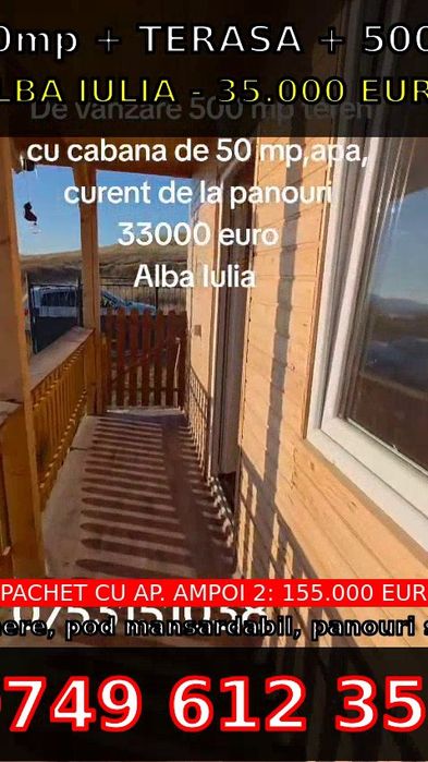 Vând cabana, zona linistita