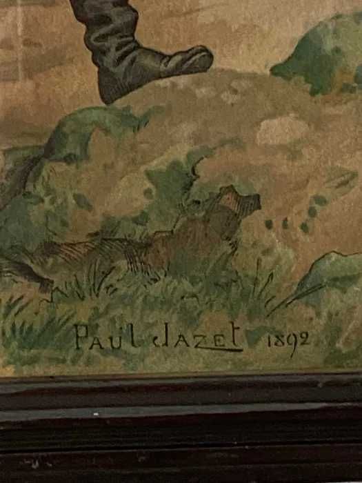 Pictura in acuarela an 1892