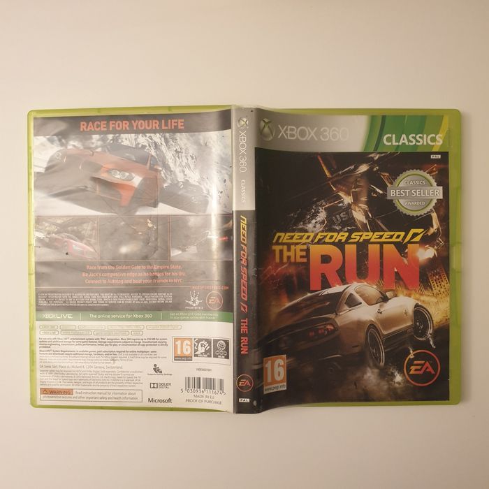 NFS The Run/Need For Speed The Run Xbox 360