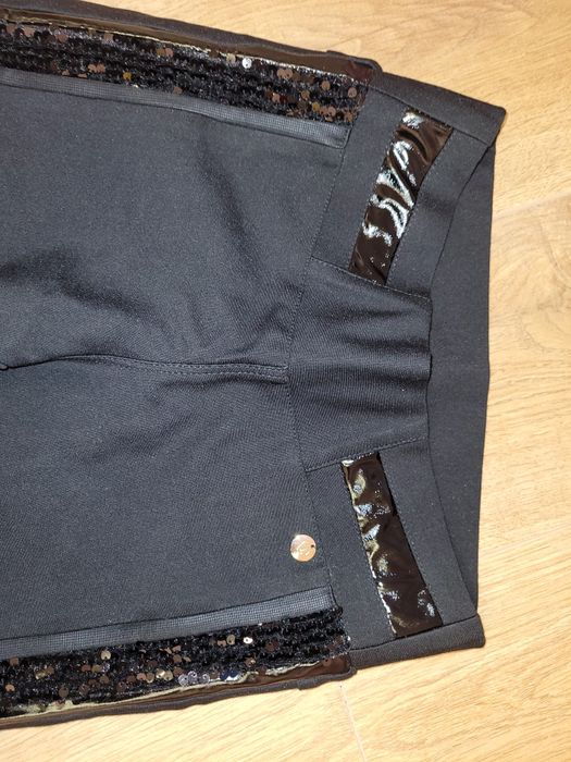 Черен клин панталон Lucy