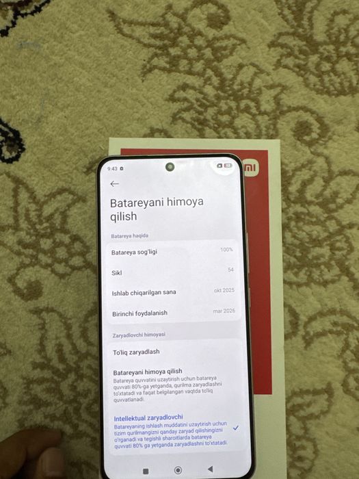 Redmi not 15 pro 8/256 karobka idealni tozza tel