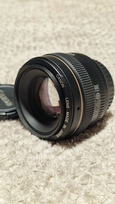 Canon ef 50mm, f1.4 cu cutie