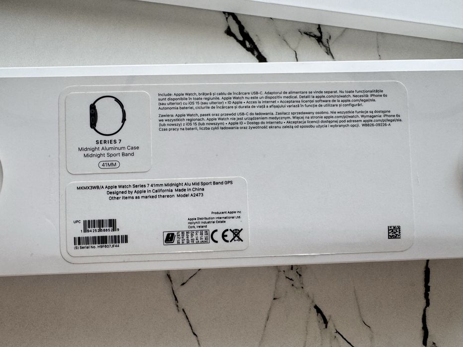 Apple Watch Series 7 41mm Midnight FullBox