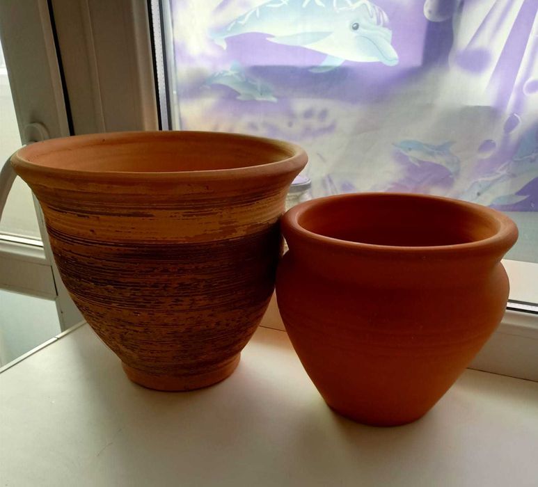 Горшки для цветов глиняные