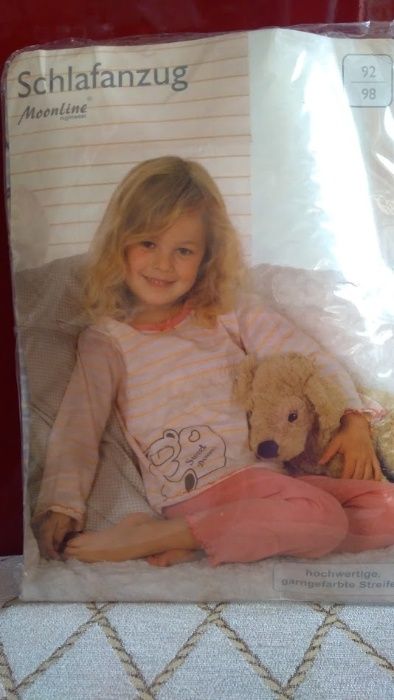 Pijama 92-98 cm (3 ani), bumbac 100%, NOUA, Germania, cu eticheta