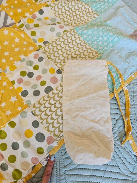 Бебешко одеалце ръчна изработка 82х82см