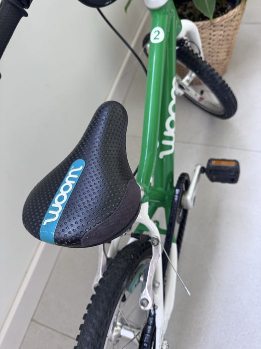Bicicleta Woom 2, 14 inch, verde