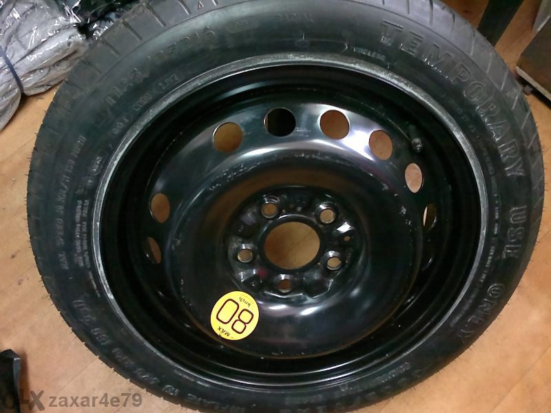 Резервна гума патерица 15 и 16цола 5х114.3 за хонда, мазда, нисан