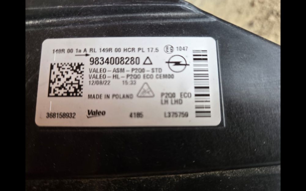 Far opel mokka b 2020 2021 2022 2023 2024 2025 stanga dreapta