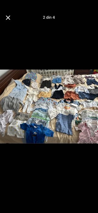 Lot hăinuțe băiețel 0-4 luni