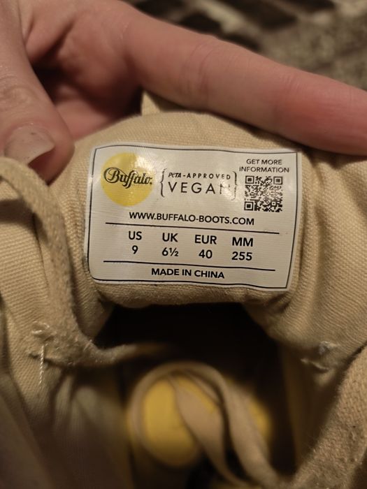 Botine dama Buffalo MID cream