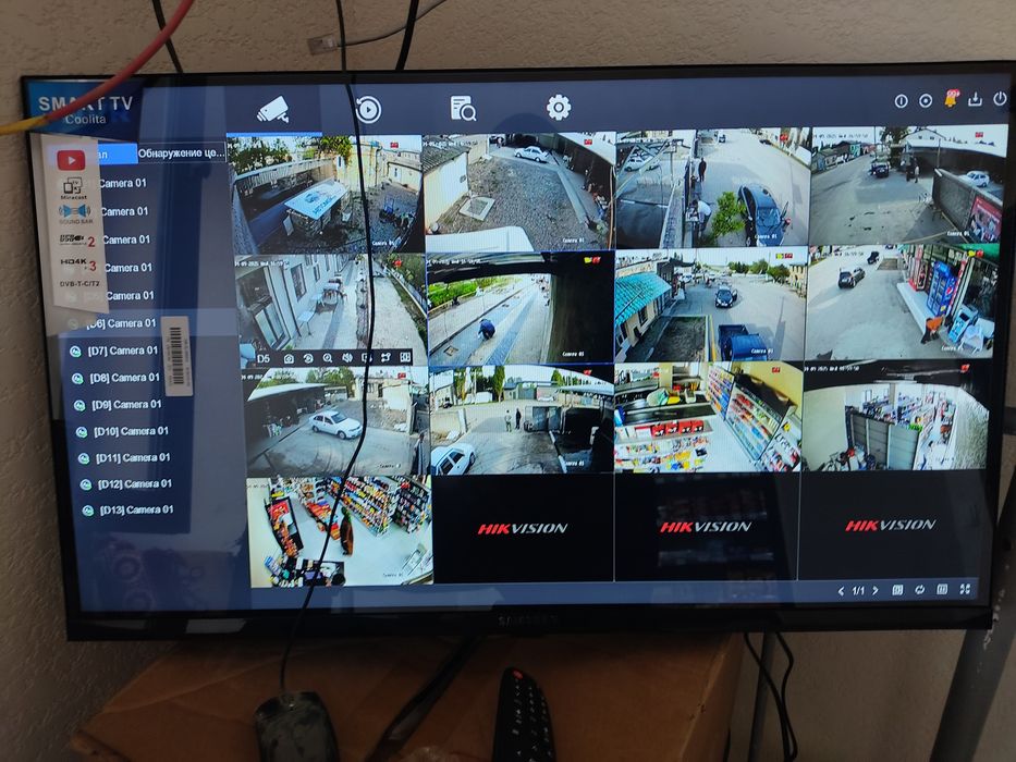 Услуга установки  Видео наблюдение и дамафоны и ТВ кабельное телевиден