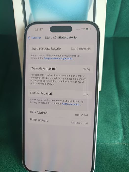 iPhone 15 impecabil