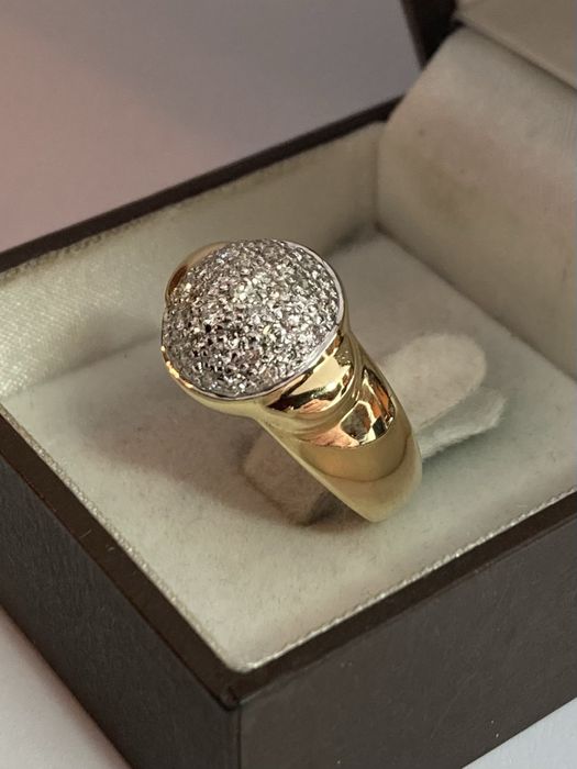 Inel aur 18kt.cu diamante 0.55ct