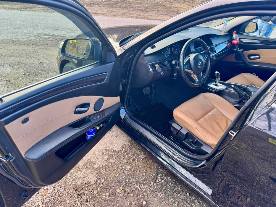 BMW Euro 5 520d E60 2009 177CP/DPF ON/Trapa/Piele Cognac/Joystick
