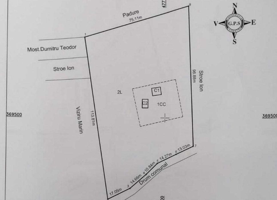 Teren intravilan 11.700 mp, Comuna Poiana Lacului, Județ Argeș