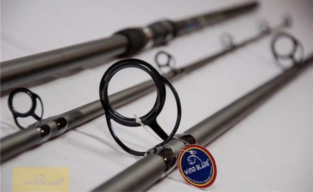 Set 4 Lansete crap, Wind Blade, Fino Carp, 3.90 m, 3.75 Lbs, din 3 buc