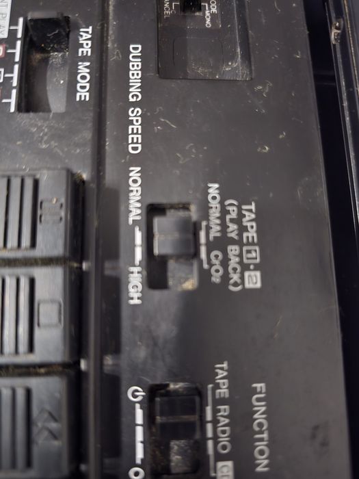 Radio Casetofon Dublu SHARP WQ-T352 - Vintage / Colecție / X-Bass