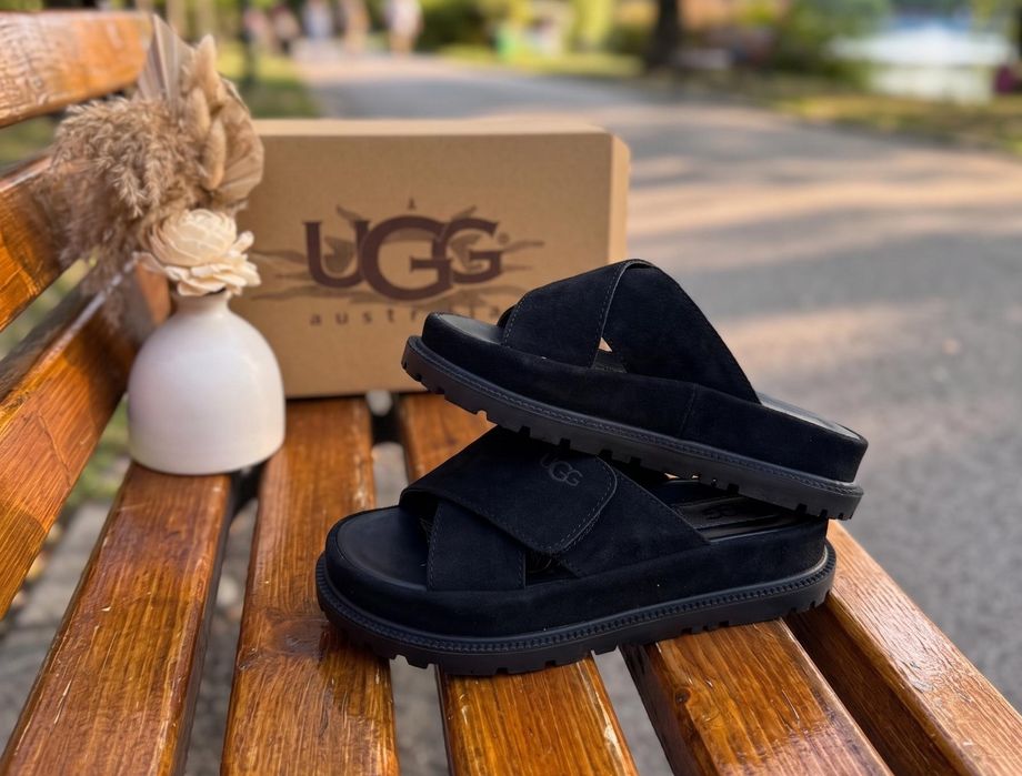 Papuci Dama UGG Negri - Full Box