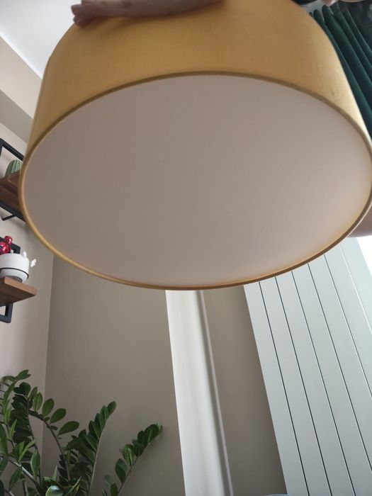Plafoniera galbena diametru 40 cm