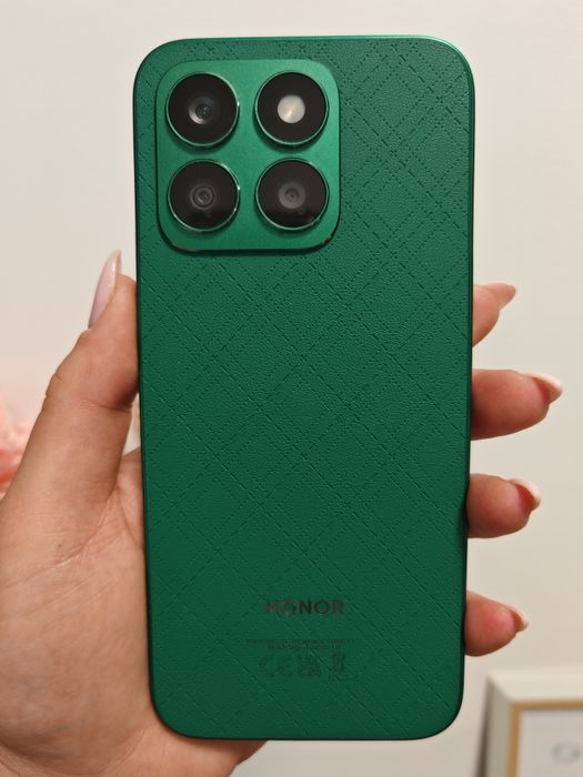 Honor X8b кожен зелен гръб