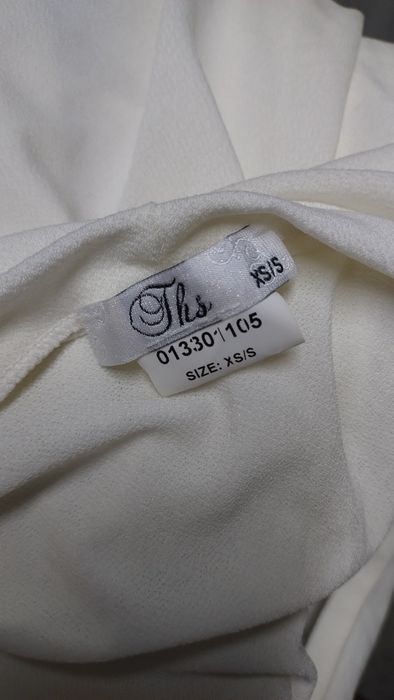 Дамска туника THS Cutie, S/M, Бяла, Цветя