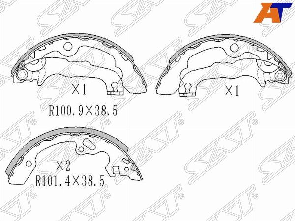 Колодки тормозные Ford Focus