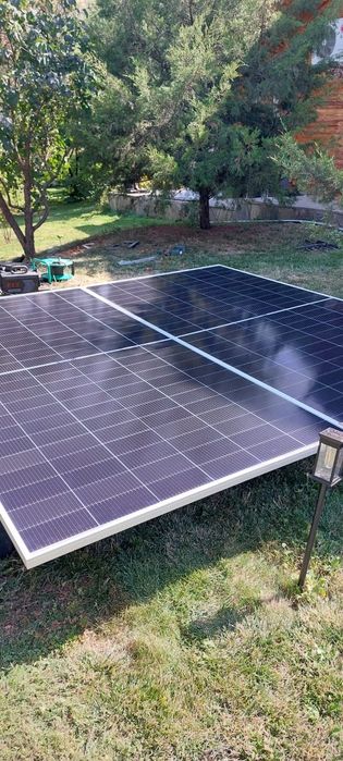 Установка солнечный панели