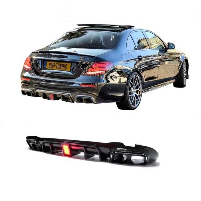 Заден дифузьор BRABUS LED Mercedes-Benz E63s AMG Optik Sedan W213