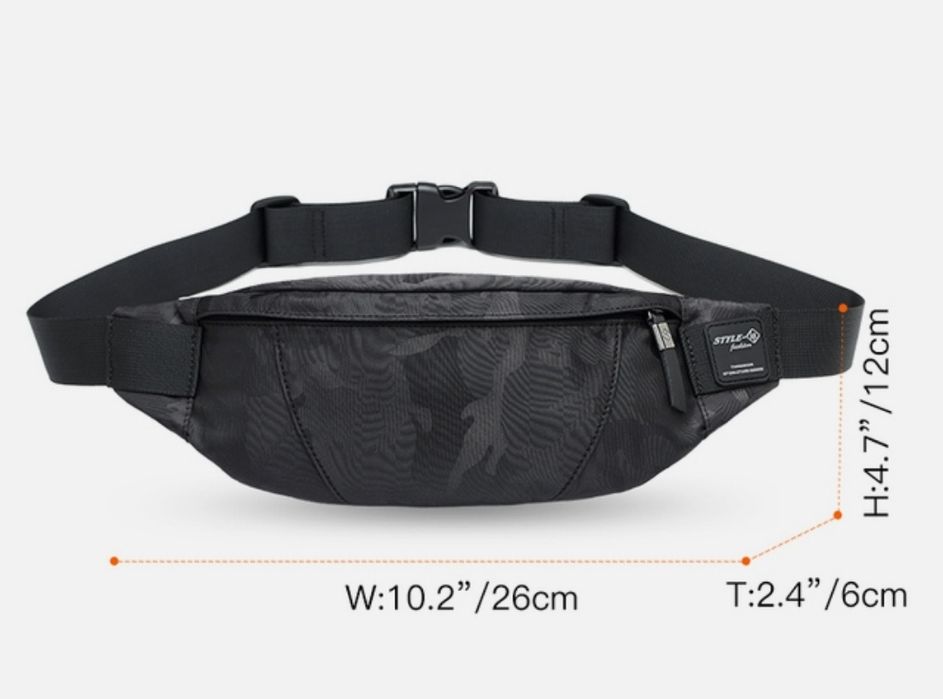 Сумка на пояс мужская