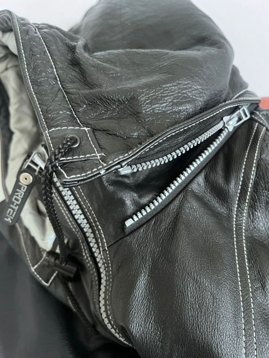 Geaca din piele parka